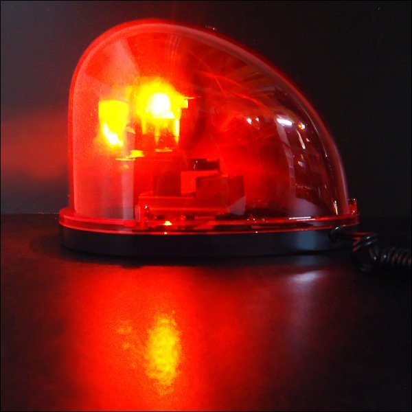 非常回転灯 作業回転灯 パトランプ 12V用 赤 たまご型 流線型 シガー電源 強力マグネット 警告灯 非常ライト/21Б_画像5