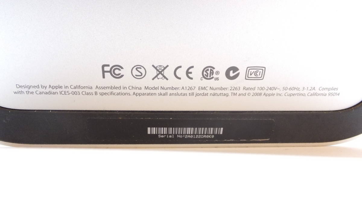 【大黒屋】Apple LED Cinema Display シネマディスプレイ 液晶モニター 24インチ　A1267 _画像6