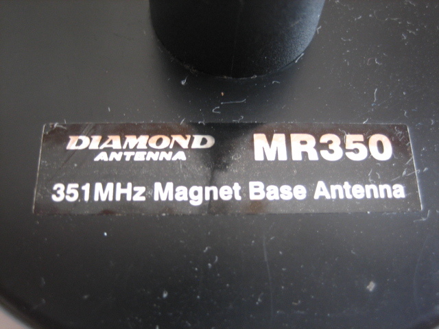 第一電波工業　ダイヤモンド　 MR350　マグネットマウント式 351MHzデジタル簡易無線用アンテナ（車載用）_利得:4.15dBi　耐入力:70W