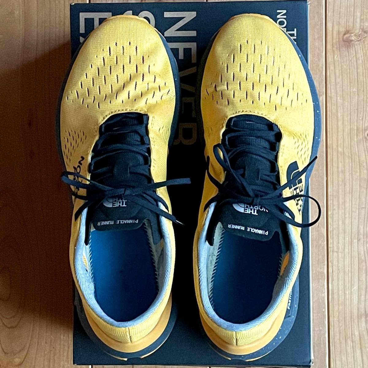[ prompt decision * used * free shipping ] The North Face ivorub Runner Progres sib27.0cm yellow running shoes insole less THENORTHFACE