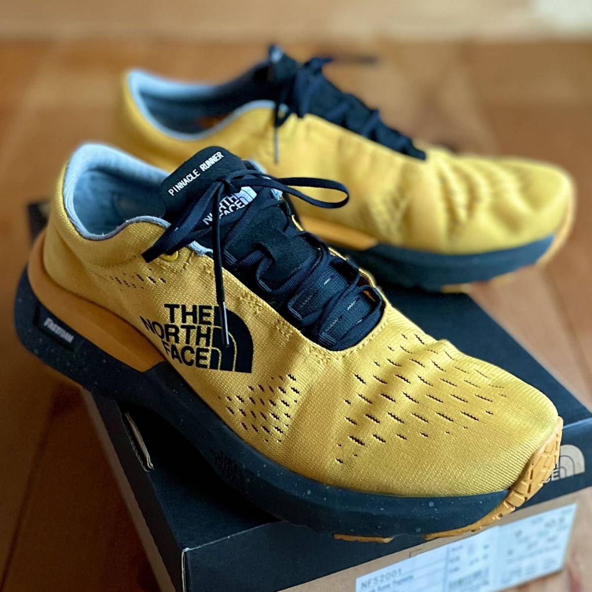 [ prompt decision * used * free shipping ] The North Face ivorub Runner Progres sib27.0cm yellow running shoes insole less THENORTHFACE