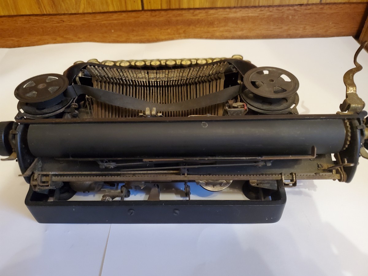 タイプライター アンティーク USA ヴィンテージ レトロ CORONA ビンテージ Typewriter 1920年代 コロナ4 corona four ディスプレイ 店舗の画像4