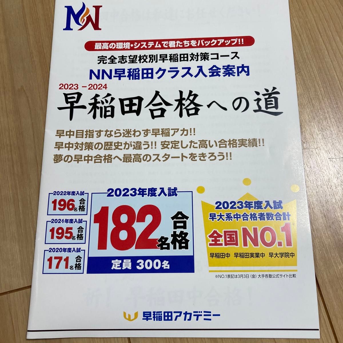 2023年度 第1回 NN早稲田中 志望校オープン模試|Yahoo!フリマ 2023年度 第1回 NN早稲田中 志望校オープン模試|Yahoo!フリマ