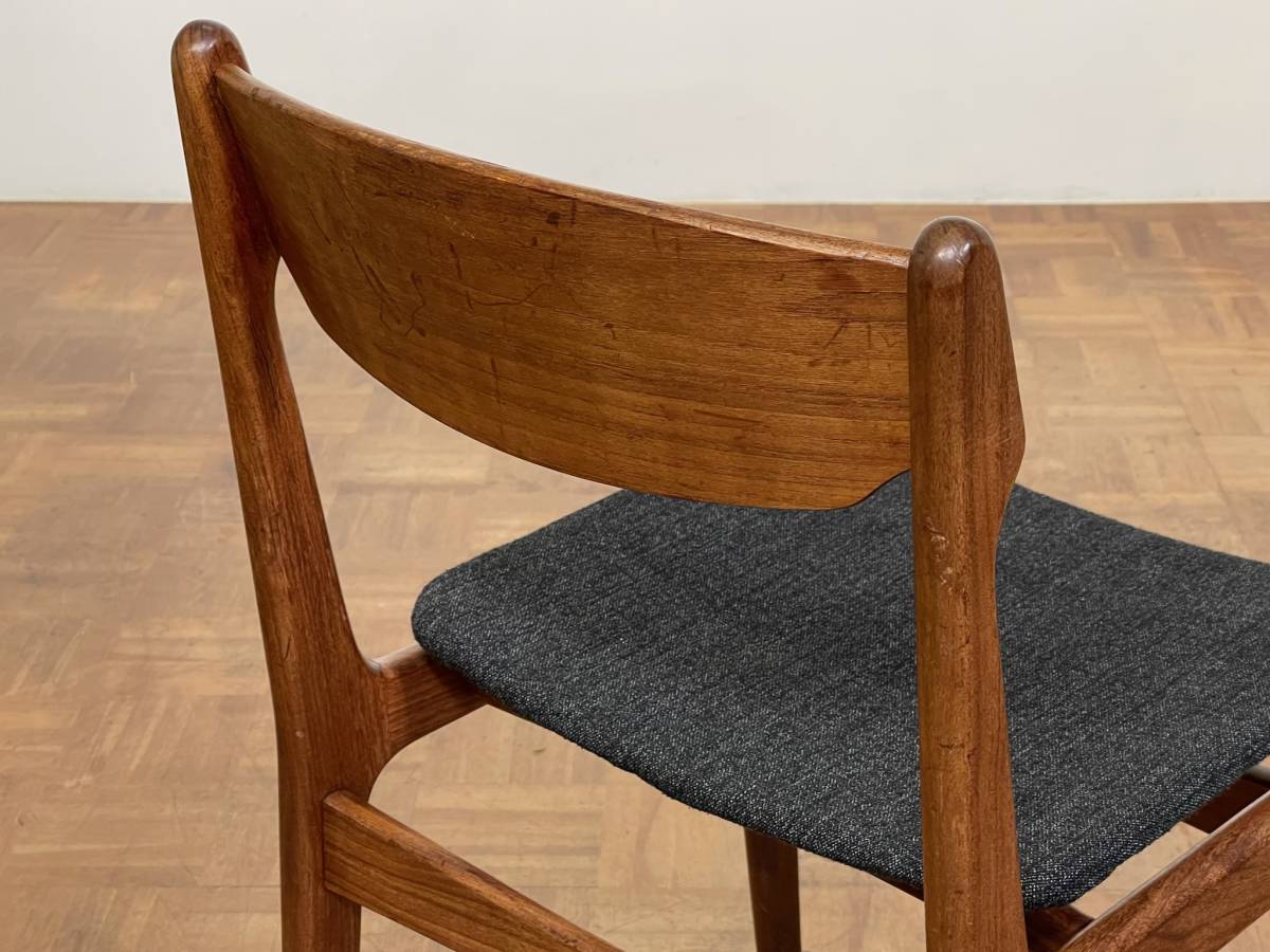 -sr21｜北欧ヴィンテージ チーク無垢 Model49 Erik Buch Dining Chair｜ O.D.Mobler ダイニングチェア デンマーク エリック・バック 名作_画像7