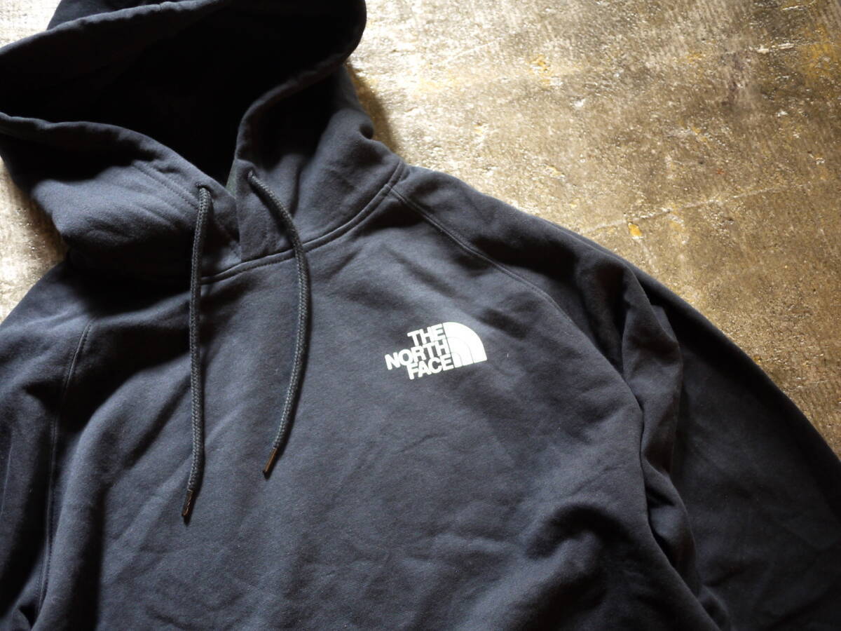 新品 レディース L/ノースフェイス バックプリント スウェット パーカー 裏起毛 THE NORTH FACE THROWBACK HOODIE_画像5