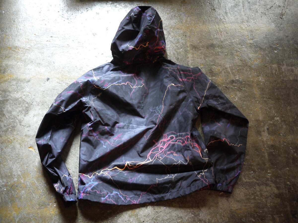 日本未発売 撥水 XL/ノースフェイス フルジップ ナイロン ジャケット マウンテンパーカ 総柄 THE NORTH FACE NOVELTY RAIN HOODIE_画像7