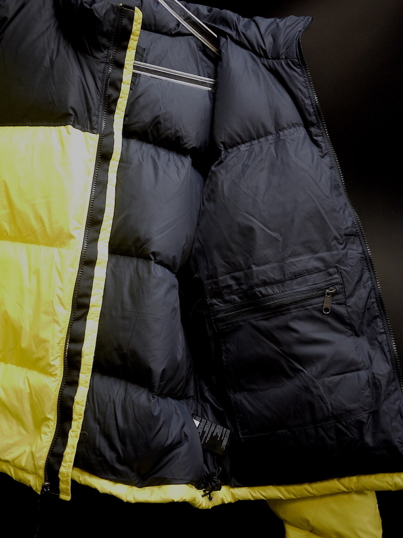 RDS認証 希少サイズ XXL/ノースフェイス レトロ ヌプシ ダウン ジャケット THE NORTH FACE 1996 NUPTSE Down JKT YELLOWTAIL_画像8