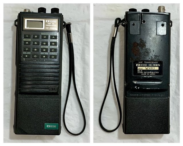 【中古品/動作未確認】ICOM VHF FM トランシーバー IC-02N【送料別】TD0358_画像2