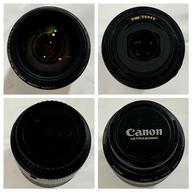 【中古品】(2点set)Canon キャノン デジタルカメラ[EOSKissDigitalX] レンズ[55-200mm/1:4.5-5.6Ⅱ]【送料別】TD0363_画像7