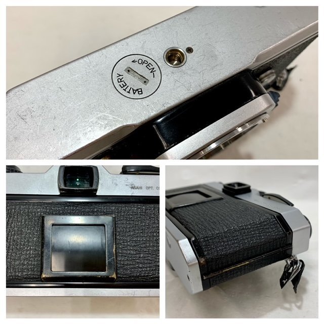 【中古品/動作未確認】(3点set)フィルムカメラ ボディ PENTAX ペンタックス KM/KX/SPOTMATIC F【送料別】TD0378_画像9