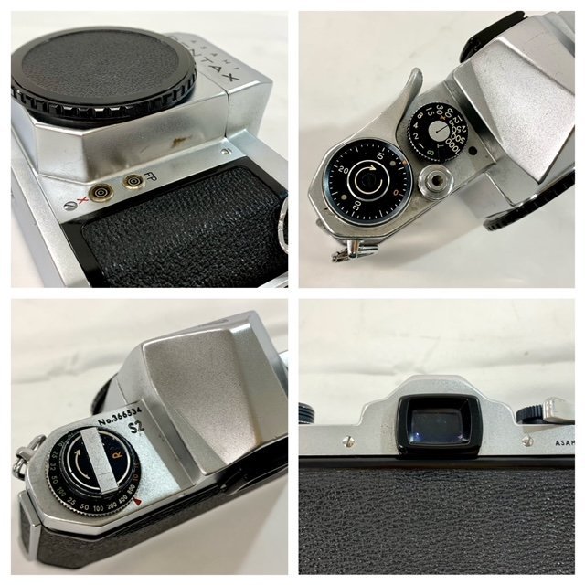 【中古品/動作未確認】(3点set)フィルムカメラ PENTAX ペンタックス S2/SV/SPOTMATIC F【送料別】TD0375_画像9