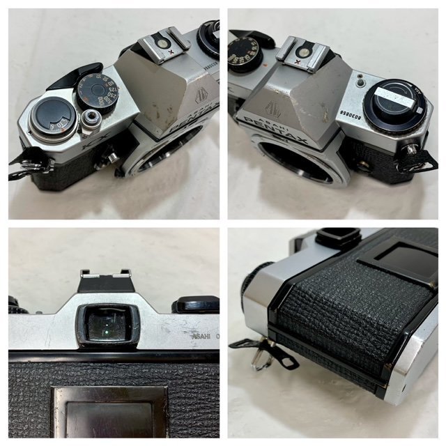 【中古品/動作未確認】(3点set)フィルムカメラ ボディ PENTAX ペンタックス KM/KX/SPOTMATIC F【送料別】TD0378_画像8