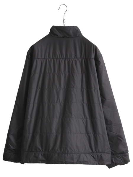 ノースフェイス 中綿 ナイロン ジャケット メンズ XL / 古着 The North Face フルジップ ブルゾン アウトドア ハイネック 大きいサイズ 黒_画像6