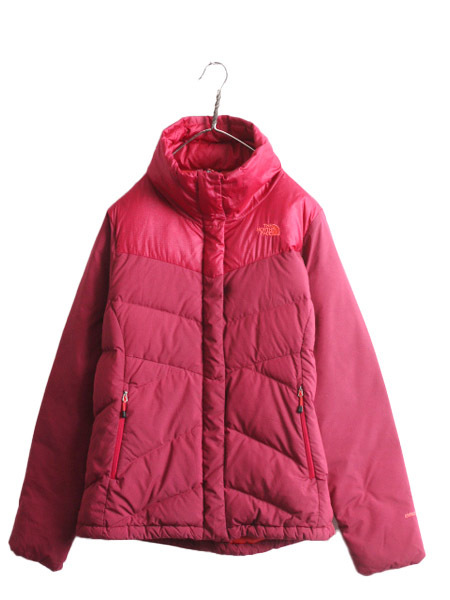 ノースフェイス ダウン ジャケット レディース L / 古着 The North Face キルティング ナイロン ジャンパー 650フィル ブルゾン アウトドア_画像1