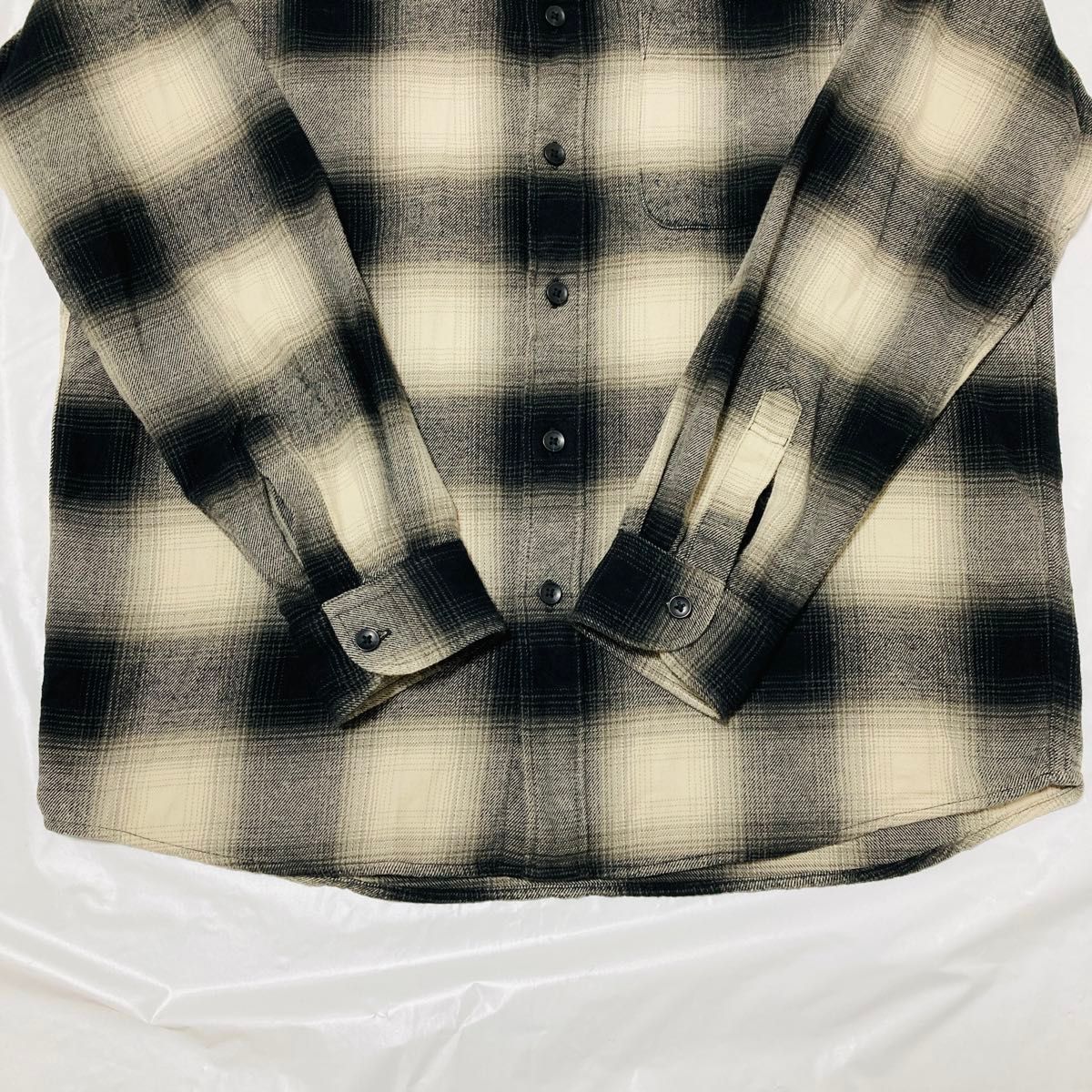 UNIQLO ユニクロ フランネルチェックシャツ オンブレチェック UNIQLO ユニクロ フランネルチェックシャツ オンブレチェック