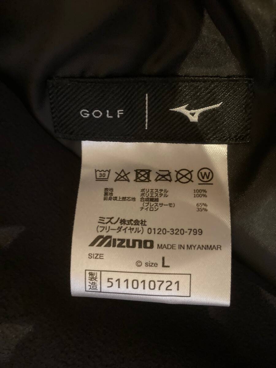 【新品未使用品/タグ付き】MIZUNO GOLF ミズノ ゴルフ ブレスサーモ 防寒パンツ サイズＬ 黒 発熱 ゴルフウエア ワークウェア E2JF155009_画像8