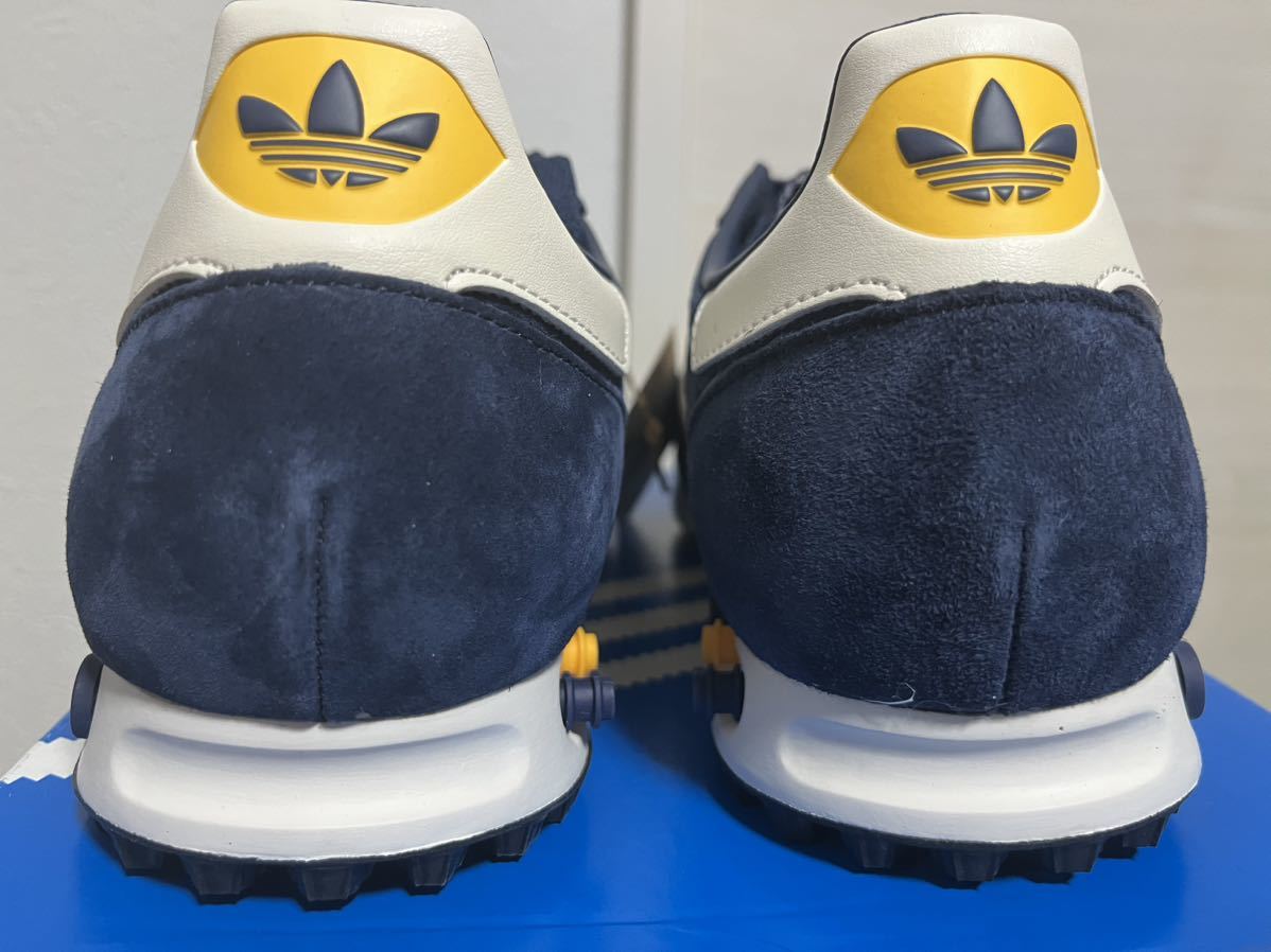 新品 日本未展開 adidas LA TRAINER S ID4663 US9 27.0cm アディダス エルエートレイナー adidas originals 紺黄 ネイビー イエロー 紺 黄_画像7