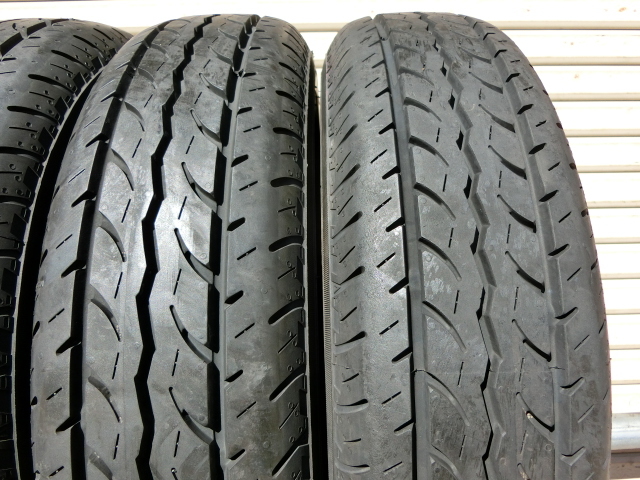 ★ 145/80R12 80/78N ★ 4本セット ★ YOKOHAMA ★ JOB RY52　約9.9分山　2021年製　145R12 6PR LT 軽トラック_画像3