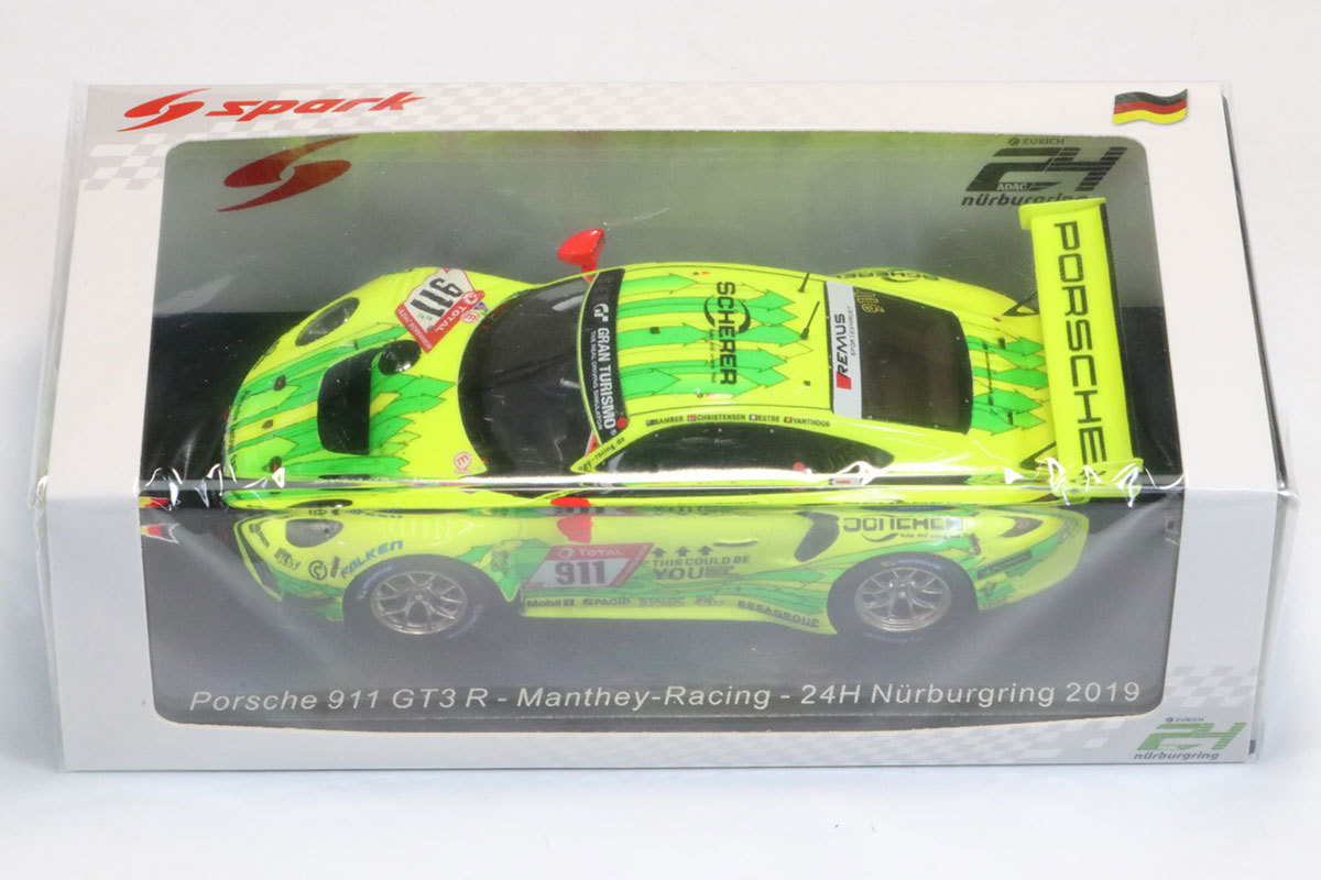 SG521 スパーク 1/43 ポルシェ 911 GT3 R ""Manthey Racing"" ニュルブルクリンク 24h 2019 No.911_画像1