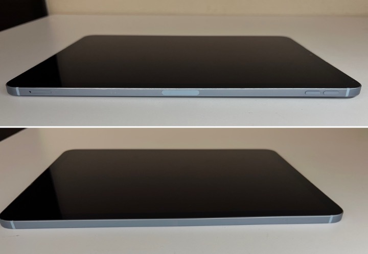 1円スタート　iPad Air　第４世代　10.9インチ Wi-Fi＋cellular 64GB スカイブルー SIMフリー 2020年モデル　光抜けあり　au　判定○_画像8