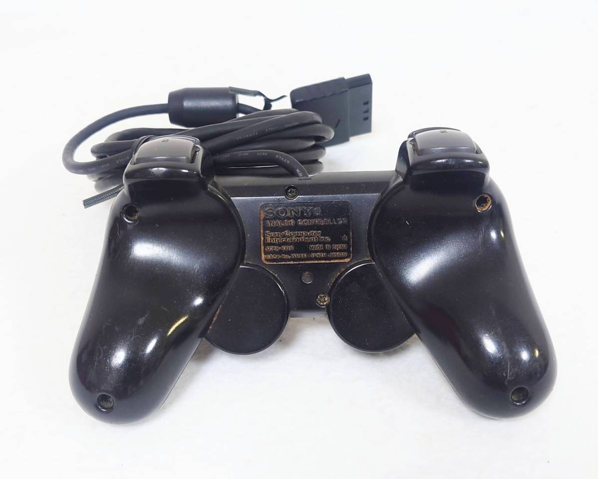 SONY　PS2 コントローラー デュアルショック2 純正　ブラック　《中古》_画像4