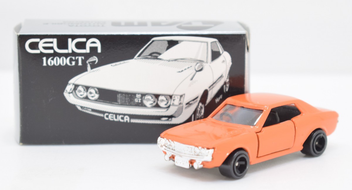 TOMICA トミカ TAM トヨタ博物館 トヨタ CELICA 1600GT セリカ 1/60 No 26 日本製 元箱付 オレンジ ミニカー だるまセリカ 特注RK-449T/612_画像1