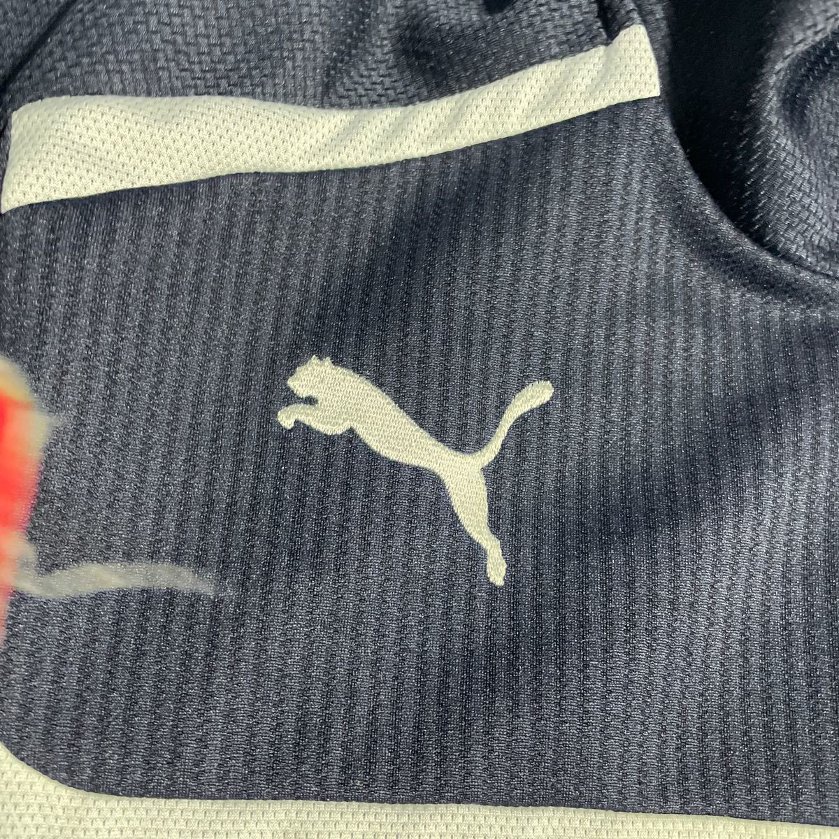 プーマ PUMA サッカー トレーニング用 刺繍ロゴ トラックジャケット ジャージ Lサイズ_画像6