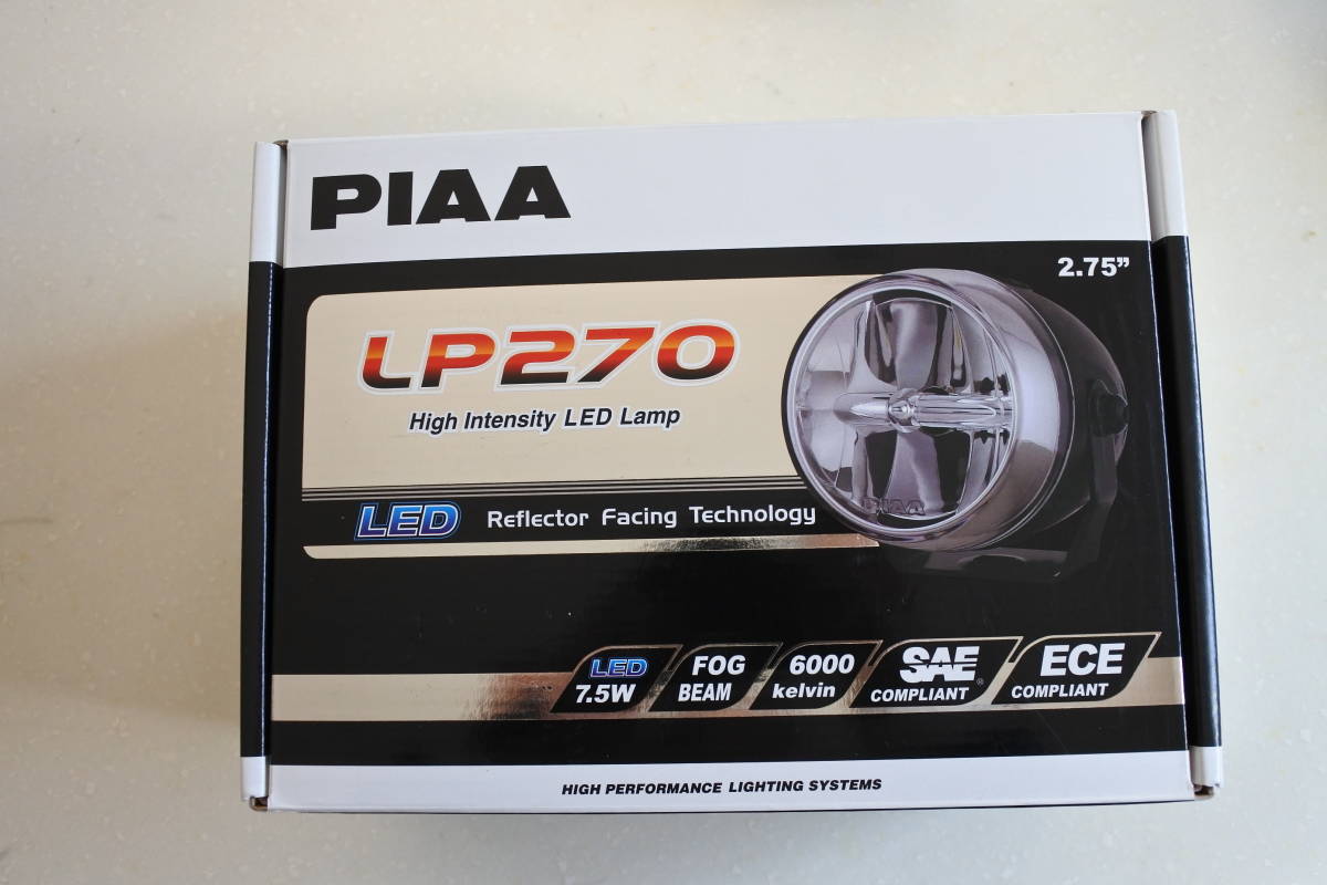 PIAA LEDフォグランプ LP270 FOG 2個1組 LP270 訳アリ新品級・超格安出品 小型 小径 High Density LED Lanp Reflector Facing Technology _画像10