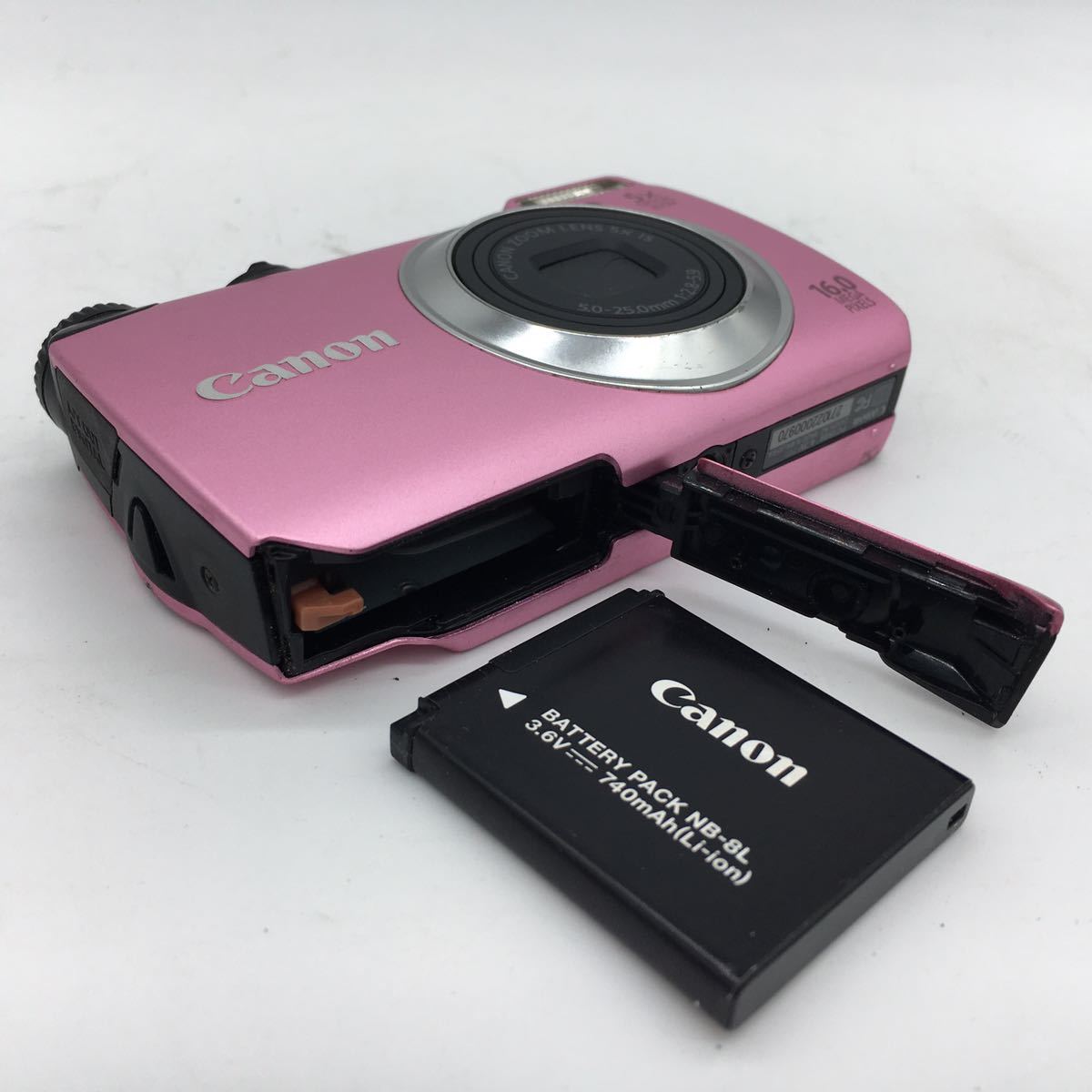 Canon キャノン PowerShot A3300 IS パワーショット PC1589 コンパクト デジタル カメラ コンデジ ピンク バッテリー・充電器付 動作確認済_画像10