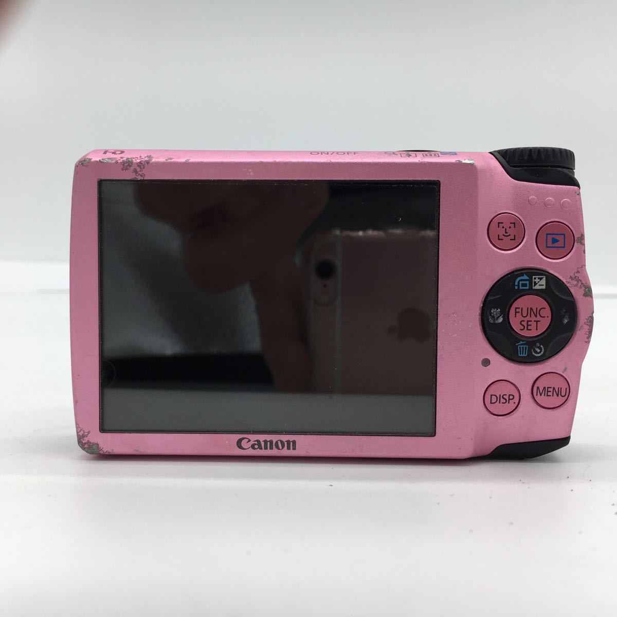 Canon キャノン PowerShot A3300 IS パワーショット PC1589 コンパクト デジタル カメラ コンデジ ピンク バッテリー・充電器付 動作確認済_画像4