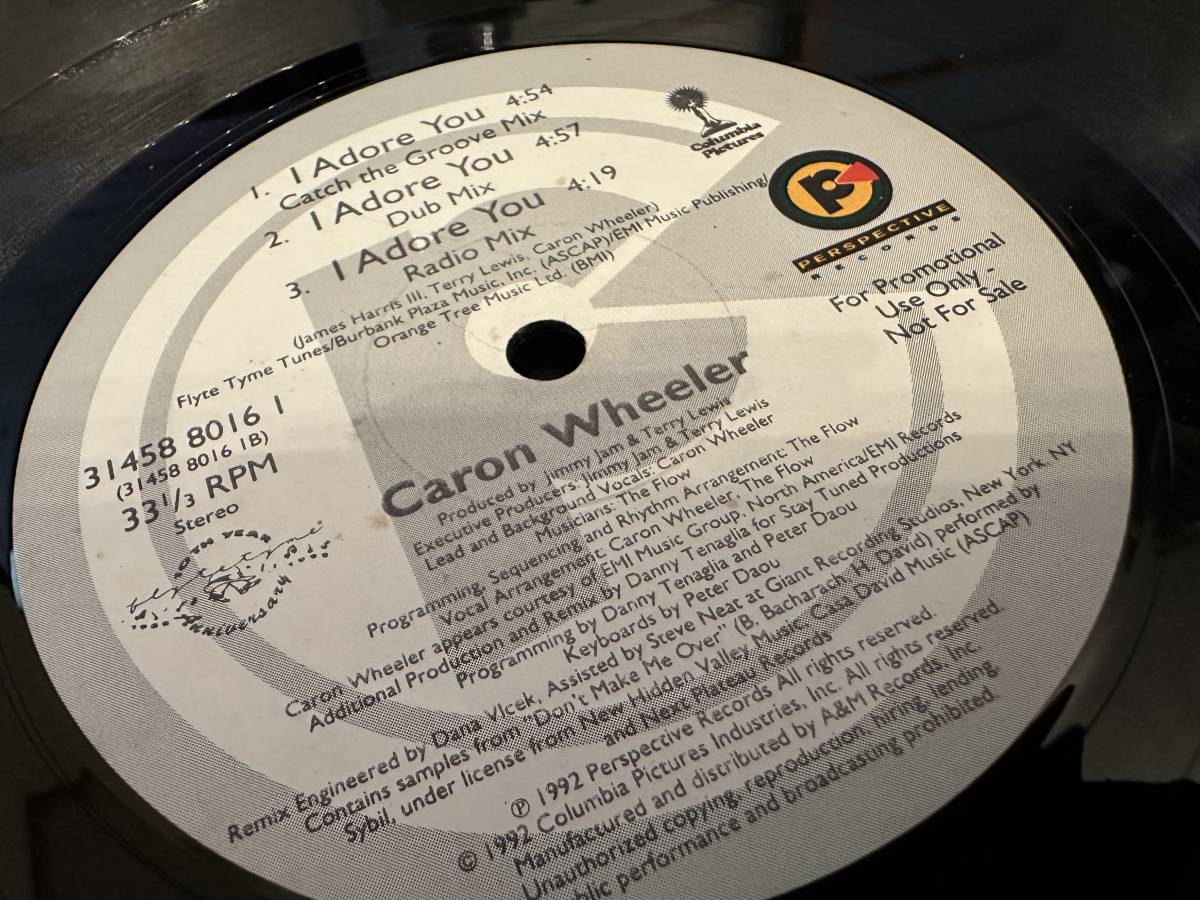 12”★Caron Wheeler / I Adore You / Danny Tenaglia / Jimmy Jam & Terry Lewis / The Flow / ヴォーカル・ハウス / R&B・クラシックの画像5