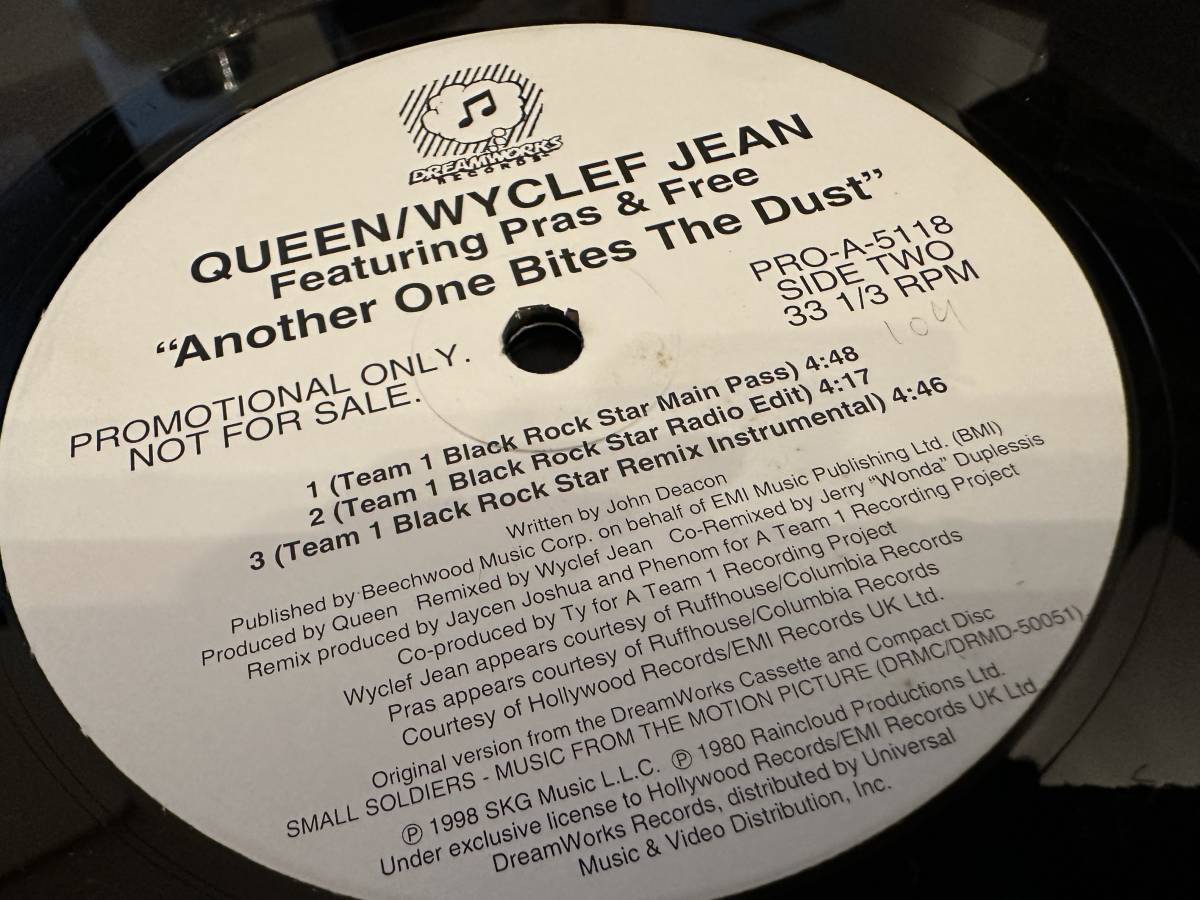  12”★Queen / Wyclef Jean Featuring Pras,Free & Canibus / Another One Bites The Dust _画像4