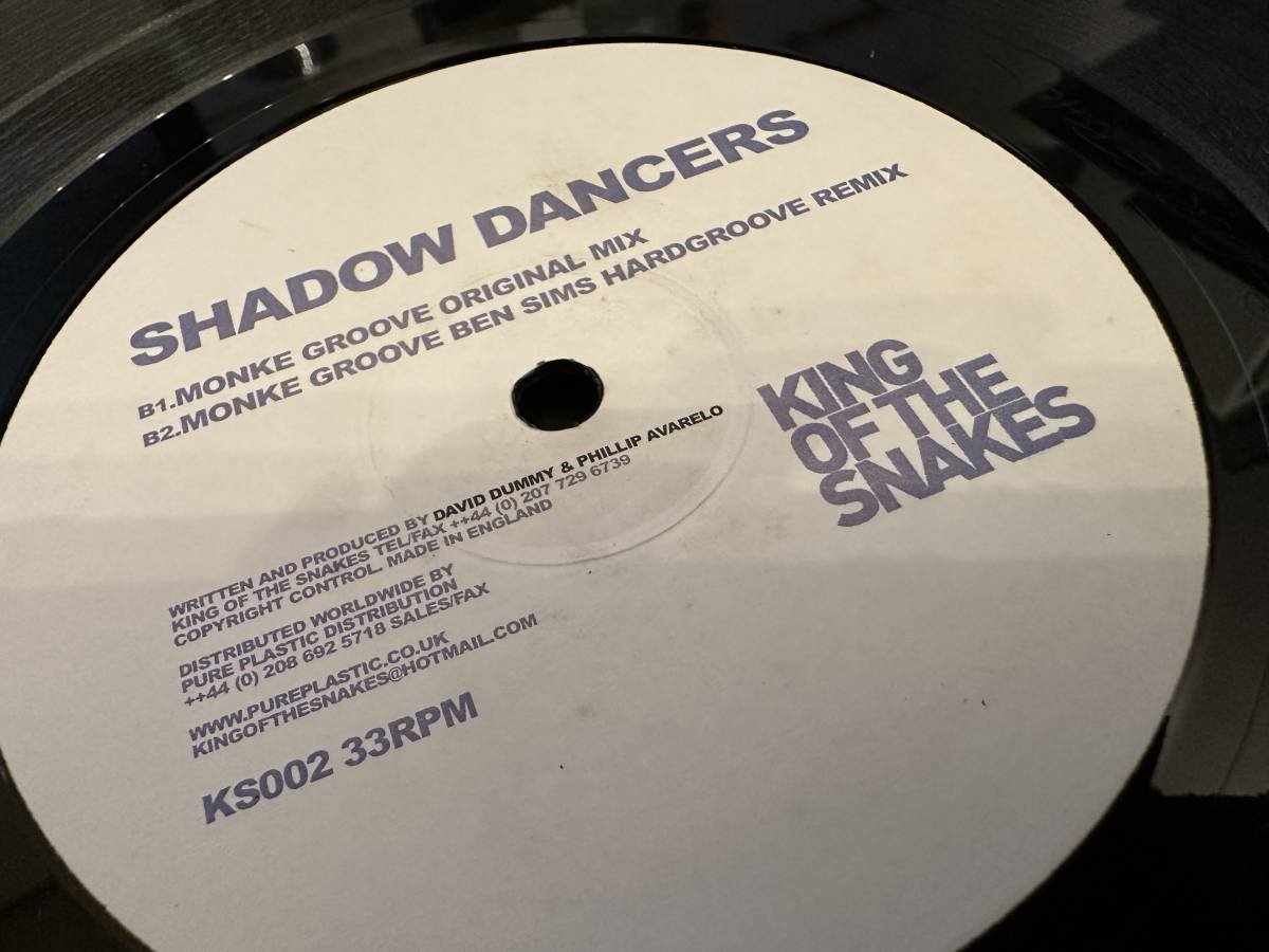 12”★Shadow Dancers / Monke Groove / Ben Sims / テック・ハウス！_画像1