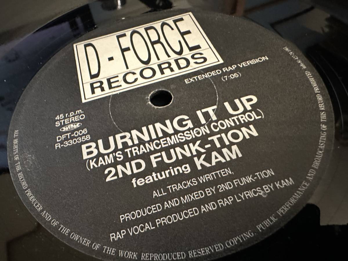 12”★2nd Funk-Tion / Burning It Up / ユーロ・テクノ！_画像1