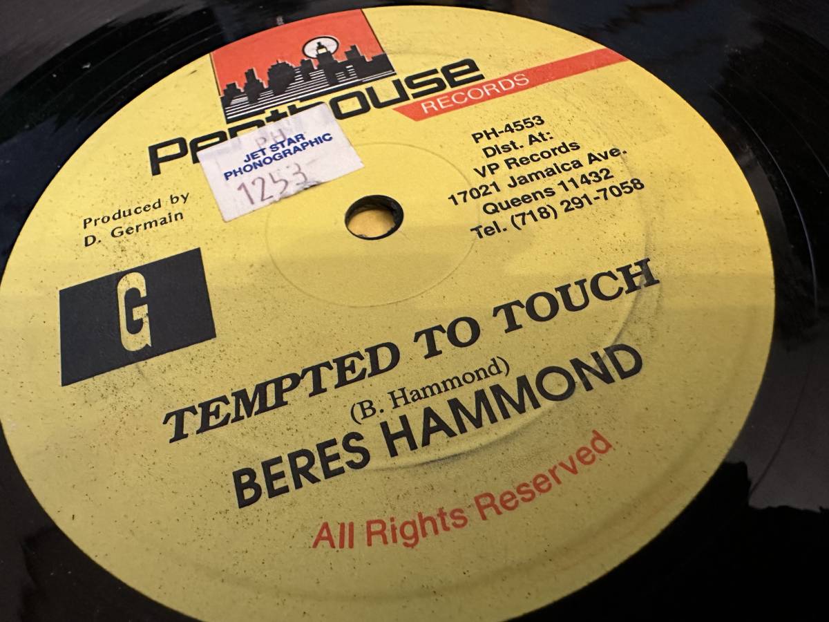 12”★Beres Hammond / Tempted To Touch / ダンスホール！の画像2