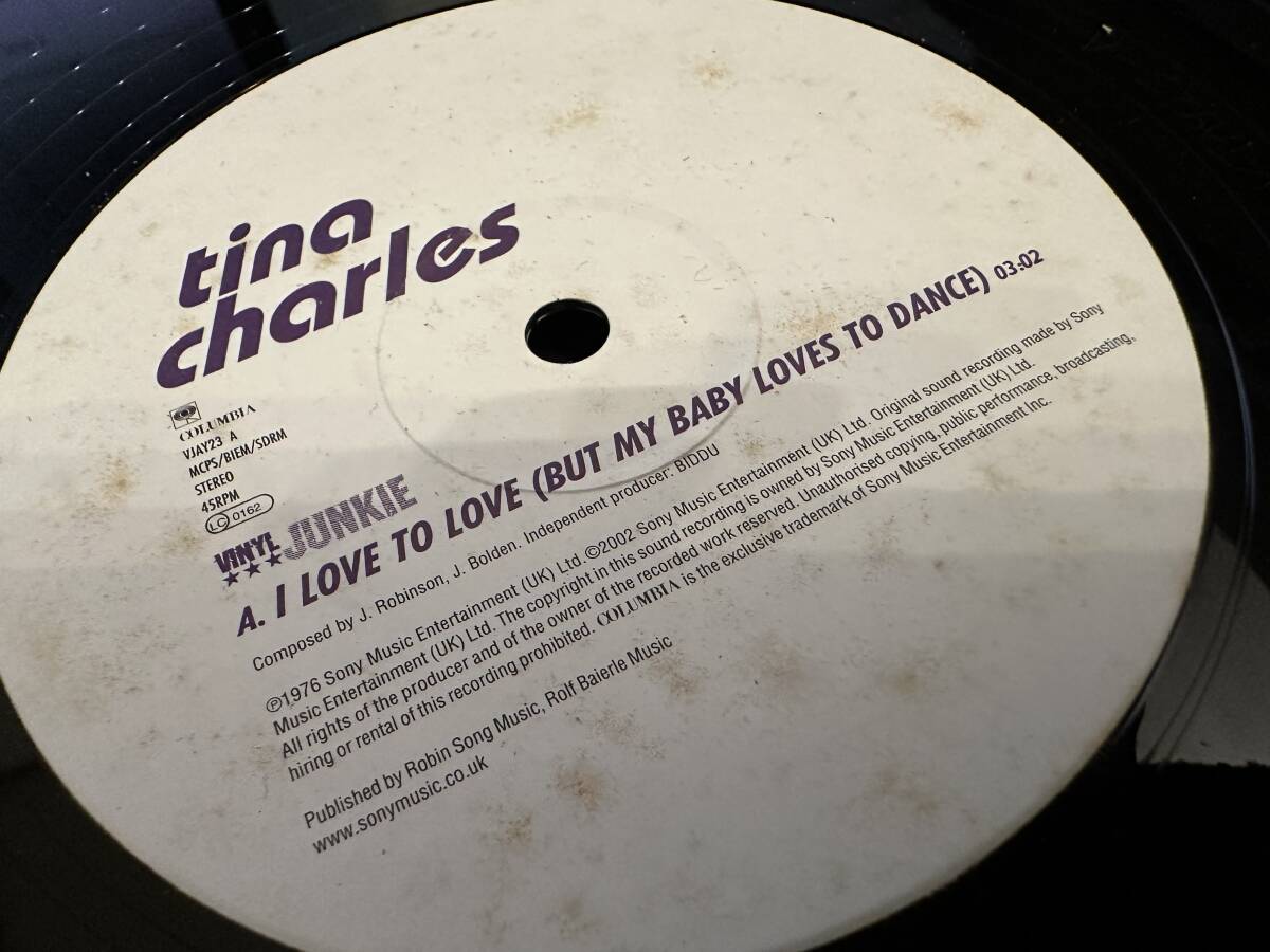 12”★Tina Charles / Cheryl Lynn / I Love To Love (But My Baby Loves To Dance) / Got To Be Real / ダンス・クラシック！_画像2