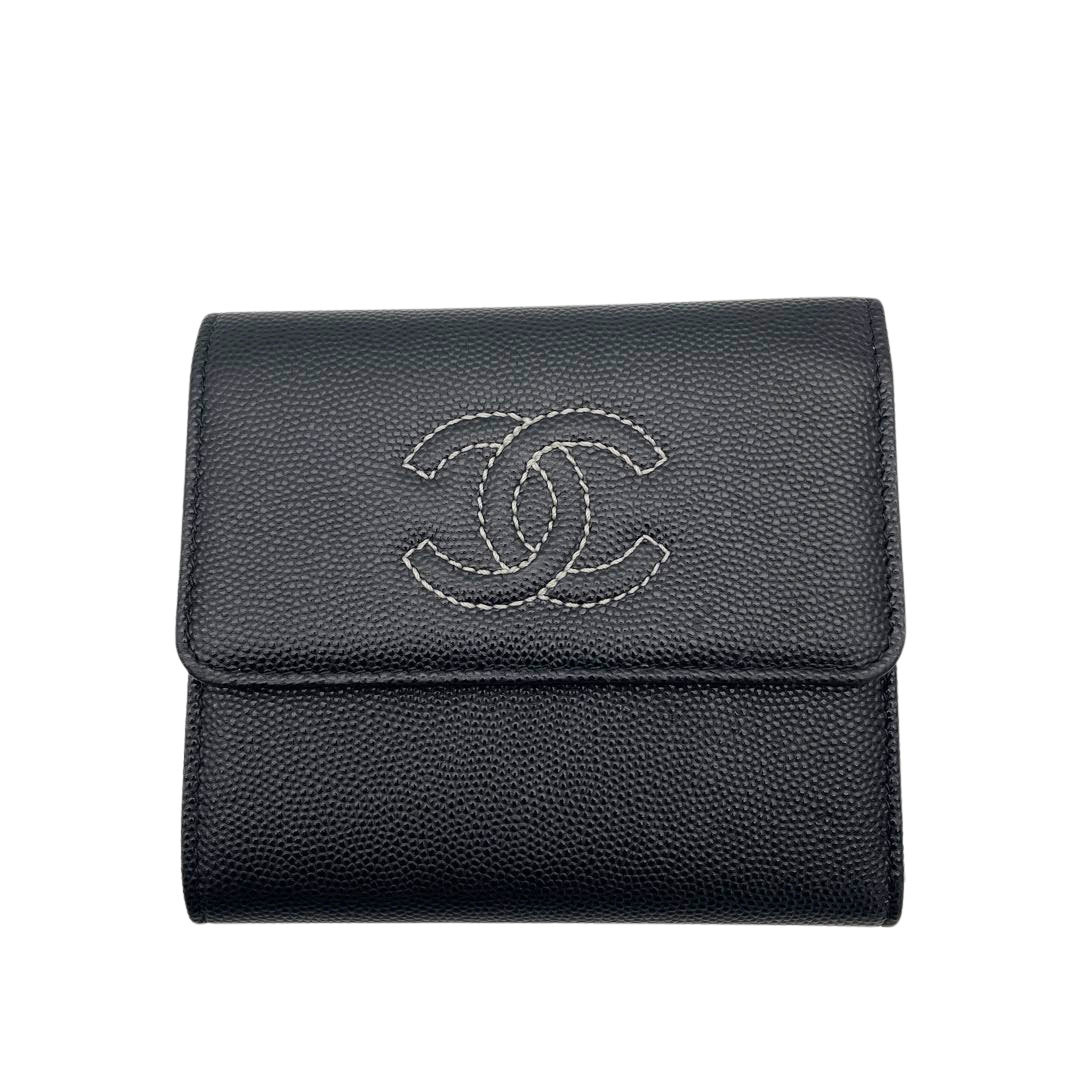CHANEL シャネル 三つ折り財布 コンパクトウォレット ココマーク CHANEL シャネル 三つ折り財布 コンパクトウォレット ココマーク