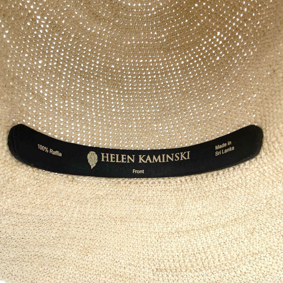 HELEN KAMINSKI Helen Kaminsky черновой .a шляпа соломенная шляпа натуральный 