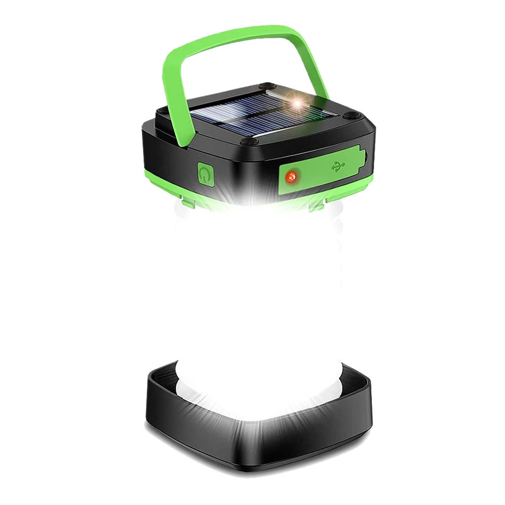 伸縮ジャバライト LEDランタン 超小型 ソーラーパネル付 USB 充電式 高輝度 3モード 折り畳み式 キャンプ 防水 懐中電灯 JAVARAIGの画像1