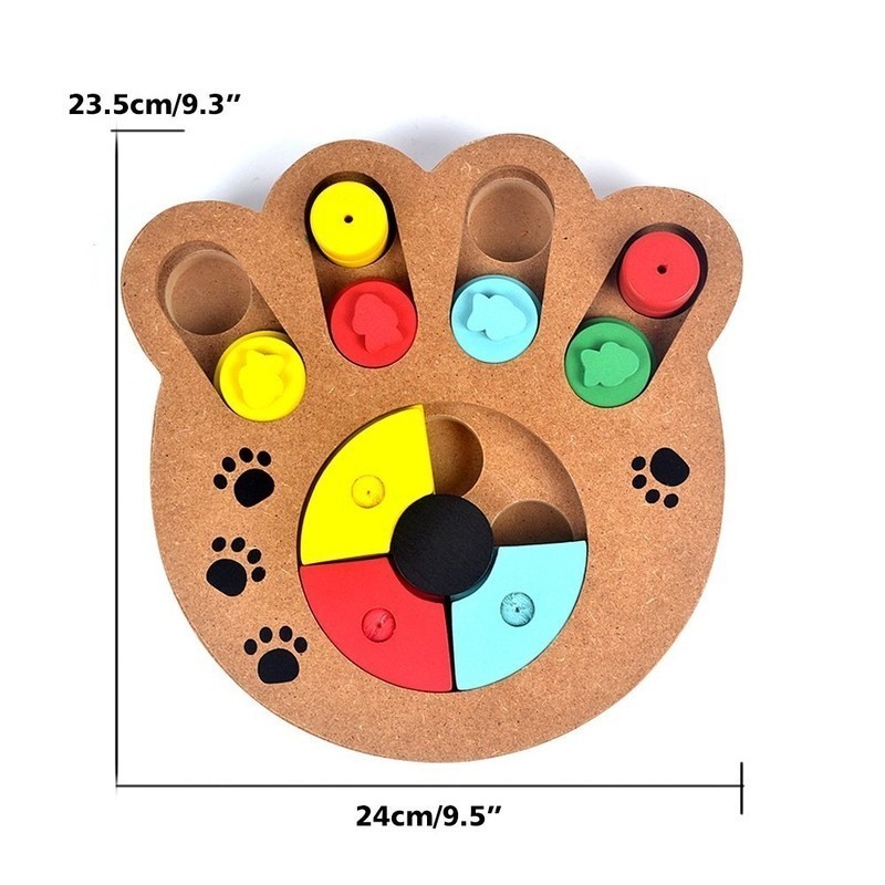 2 piece set MDF made for pets bait inserting intellectual training toy dog cat combined use ET-CT00334