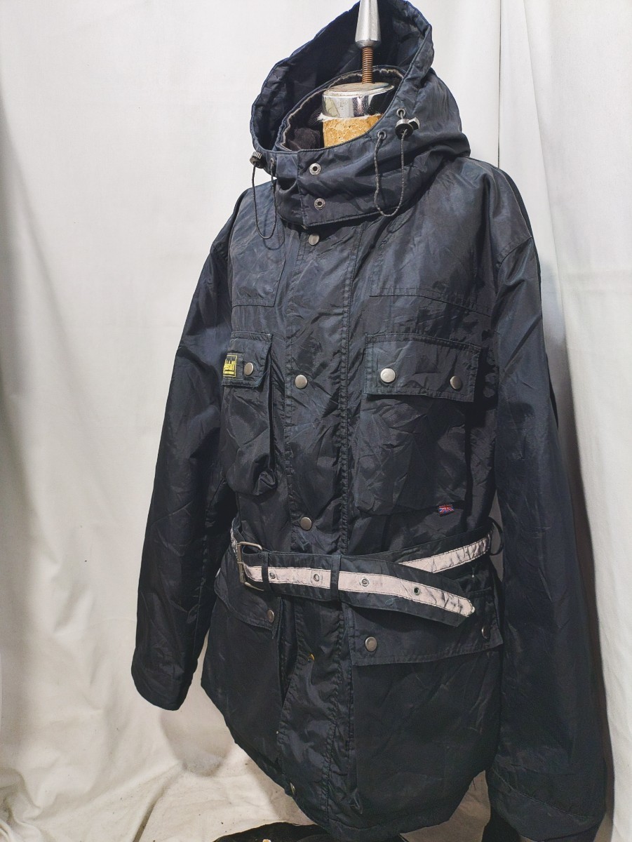 Vintage Belstaff roadmaster padded nylon jacket 80s ベルスタッフ ロードマスター 中綿入り ナイロン ジャケット 英国製 ビンテージ_画像3