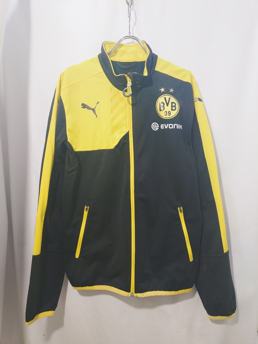 Puma BVB Borussia Dortmund training track jacket 15/16 プーマ ボルシア ドルトムント トラック ジャケット ジャージ ブンデスリーガ_画像6