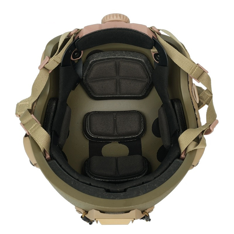 JJW社 FAST BALLISTIC MARITIME HELMET Urban Tan マリタイム 防弾ヘルメット ケブラー製 NIJ規格 III-Aの画像5