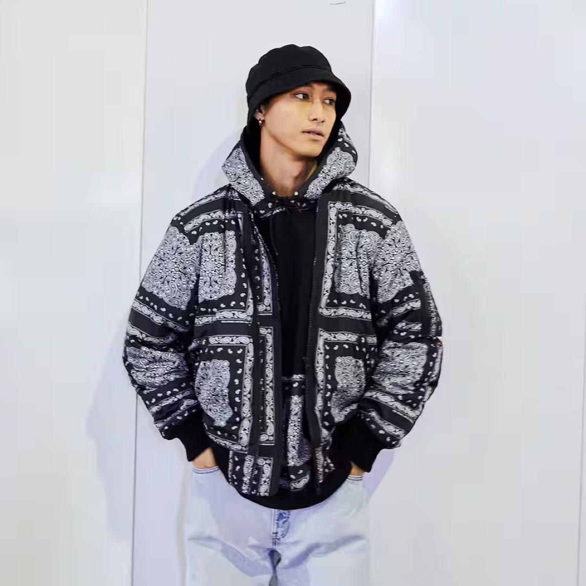 ATMOS LAB x MANASTASH PAISLEY MA-1 BLACK|Yahoo!フリマ(旧 ATMOS LAB x MANASTASH PAISLEY MA-1 BLACK|Yahoo!フリマ(旧