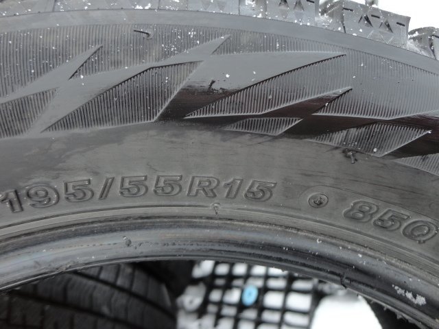 ●6116 美品9.5分山 ブリヂストン VRX2 195/55R15 4本 2019年製_画像9