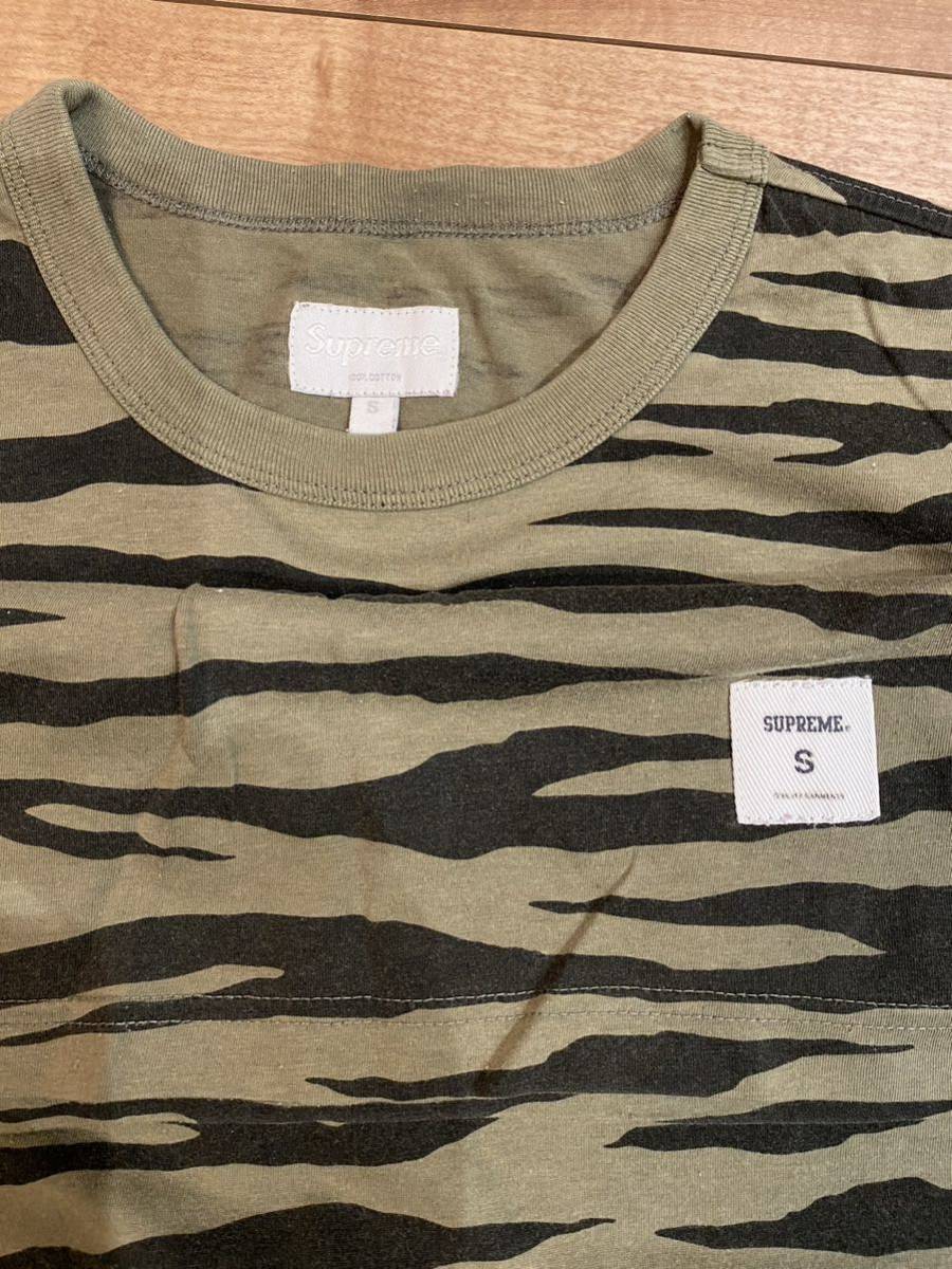 窪塚着　supreme ゼブラミリタリーtシャツ　zebra military tee S_画像3