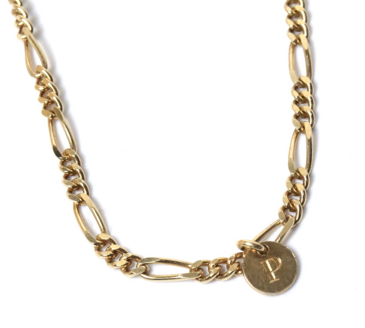 人気 ブランド チェック 未使用5.2万 Preek プリーク ネックレス PATCH CHAIN NECKLACE その他