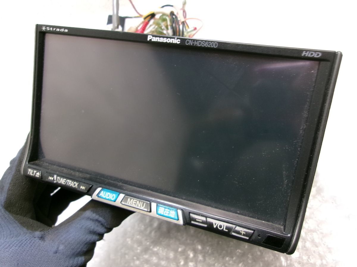 ★激安!★Panasonic パナソニック Strada ストラーダ CN-HDS620RD HDDナビ カーナビ オーディオ 2DIN 7V型 地図データ2006年度 / 2R2-471_画像3