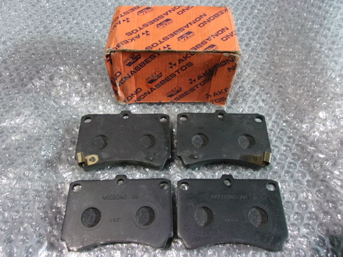 * new goods *akebono front brake pad 0605 AN-298WK BG3P BG3S BG5P BG5S BG7P Familia BG8PE Eunos 100 etc. / 2R2-1435