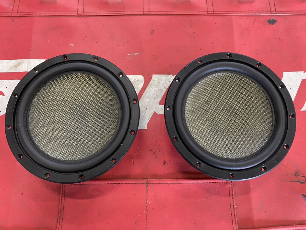 KICKER キッカー SSMB8 スピーカー 21㎝【SS Series 8 midbass speakers】 動作確認済 検 ダイコック 外向き オーディオ セルシオ 20 30_画像1